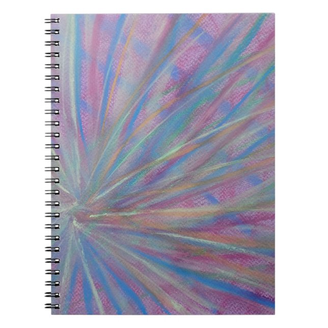 Cuaderno P36 Arte abstracto colorido único (Frente)