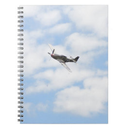 Cuaderno P51 Mustang en vuelo