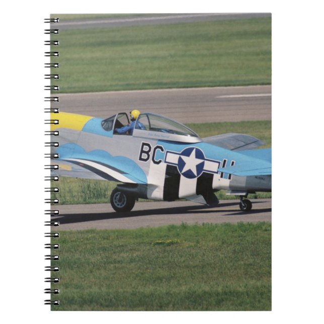 Cuaderno P-51 D norteamericano Dazzling Donna en la (Frente)