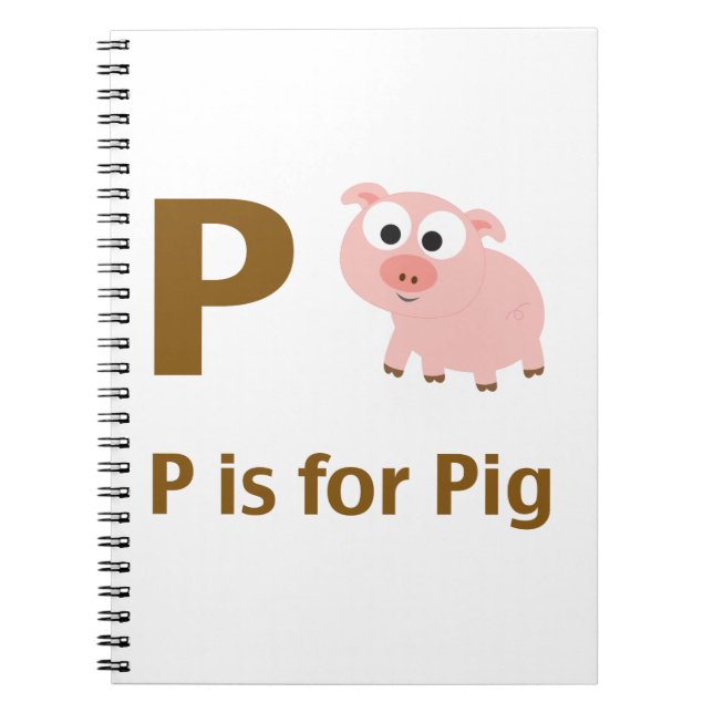 Cuaderno P es para cerdo (Frente)