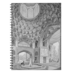 Cuaderno Pabellón de los ocho paraísos, en Isfahán, de