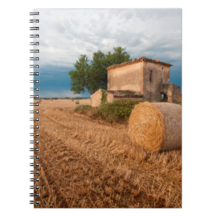 Cuaderno Paca de heno en campo de Provenza