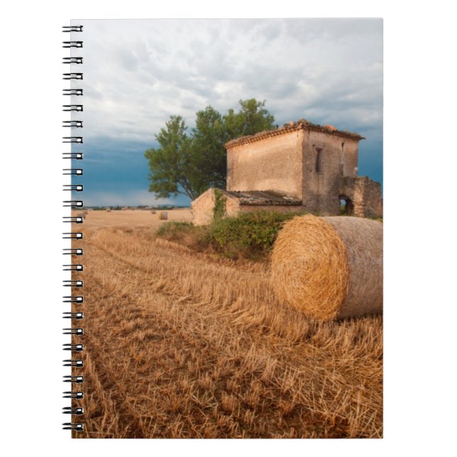 Cuaderno Paca de heno en campo de Provenza (Frente)