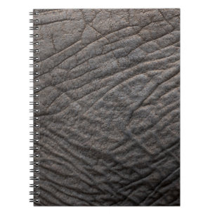 Cuaderno Pachydermo de textura de piel de elefante