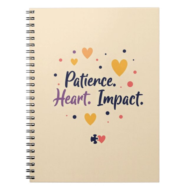 Cuaderno Paciencia. Corazón. Impacto. – Edición para maestr (Frente)