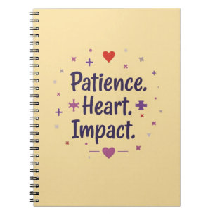 Cuaderno Paciencia. Corazón. Impacto. – Profesor de Educaci