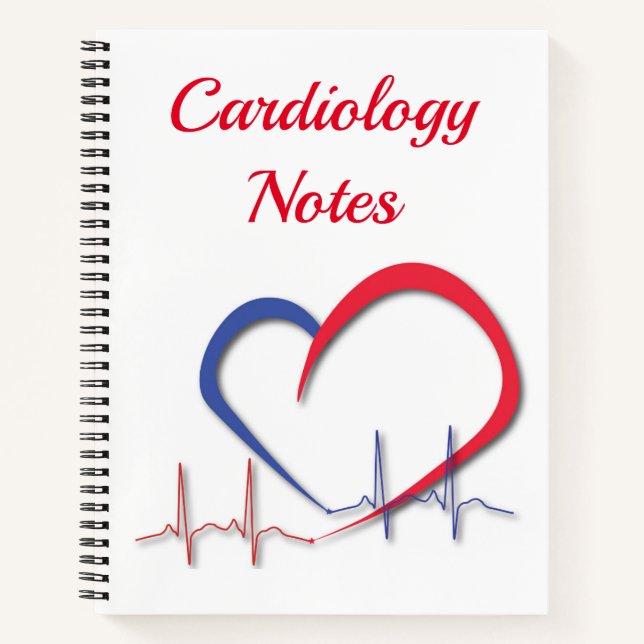 Cuaderno Pad de notas de cardiología (Anverso)
