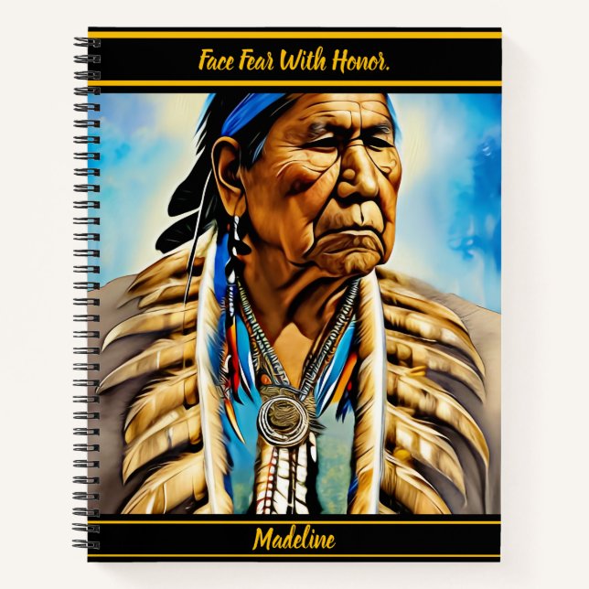 Cuaderno Pad tribal de escritura: Patrones artísticos (Anverso)