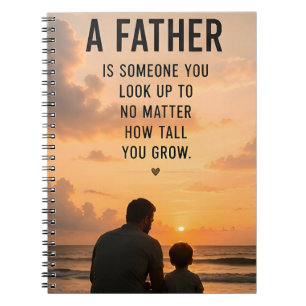 Cuaderno 👨‍👧 Padre Alguien a Quien Admiras Siempre Famili