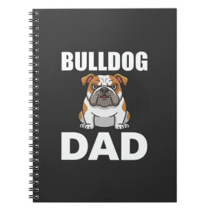 Cuaderno Padre Bulldog Dibujo Amante de los Perros