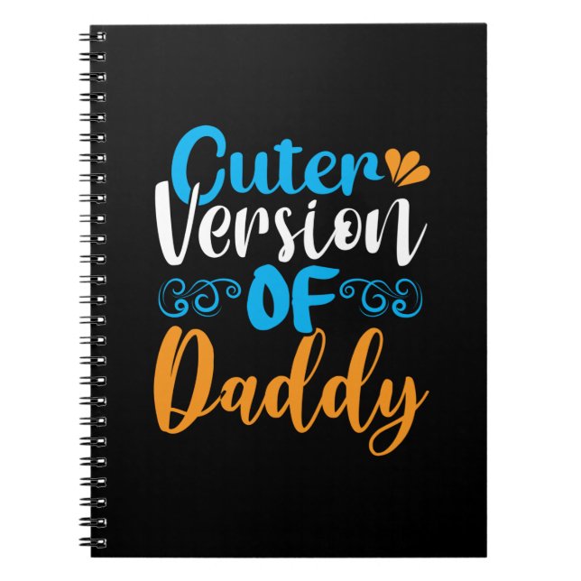 Cuaderno Padre de regalos | Versión Cuter De Daddy (Frente)