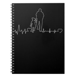 Cuaderno Padre Hija Heartbeat Papá Niño Bond