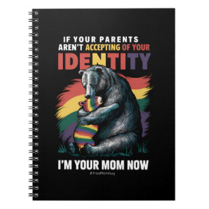 Cuaderno Padres Aceptando Soy Tu Mamá Ahora Abrazo de Oso L