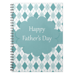 Cuaderno Padres Day plaid