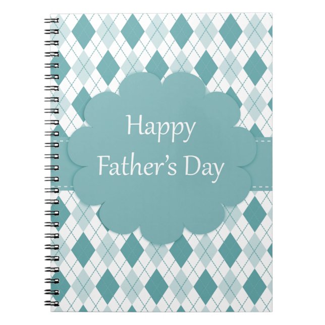 Cuaderno Padres Day plaid (Frente)