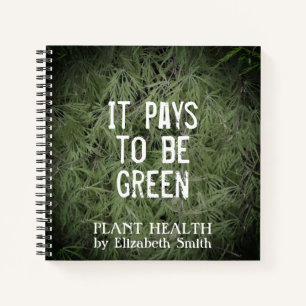 Cuaderno Paga ser verde