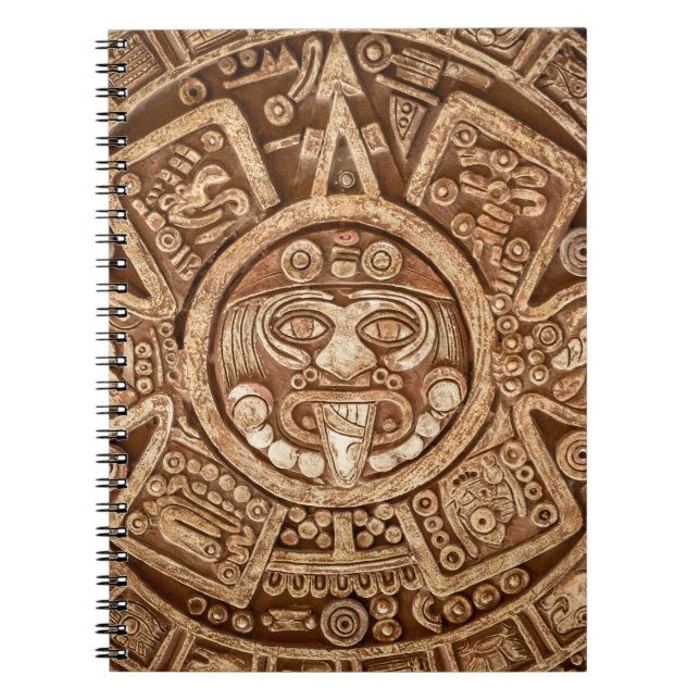 Cuaderno Pagan tribal maya: Textura ornamental (Frente)