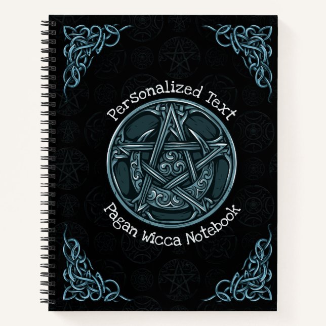 Cuaderno Pagan Wicca personalizado (Anverso)