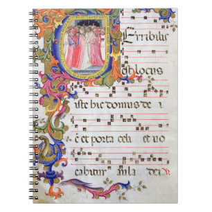 Cuaderno Página del ms 557 f.61v con "U inicial