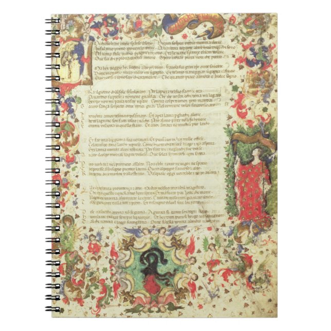 Cuaderno Página ilustrada de Triumph por Petrarch (minuto (Frente)