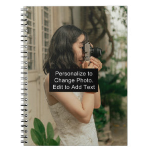 Cuaderno Página principal de la escuela de fotografía de no