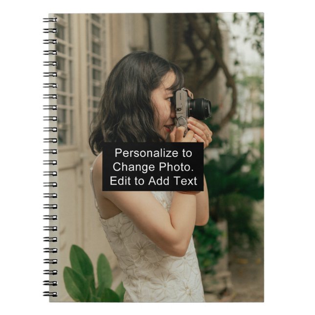 Cuaderno Página principal de la escuela de fotografía de no (Frente)