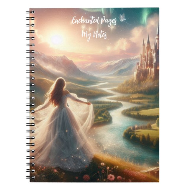 Cuaderno Páginas encantadas de amor etéreo (Frente)
