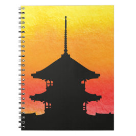 Cuaderno Pagoda Japan Kyoto