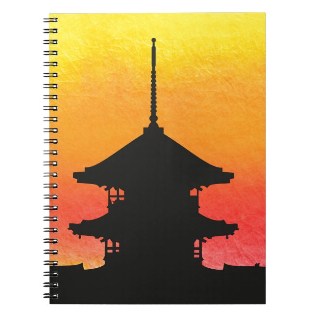 Cuaderno Pagoda Japan Kyoto (Frente)