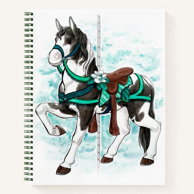 Cuaderno Paint Carousel Horse Notebook (Anverso)