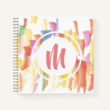 Paint Seted Monogram Sketchbook