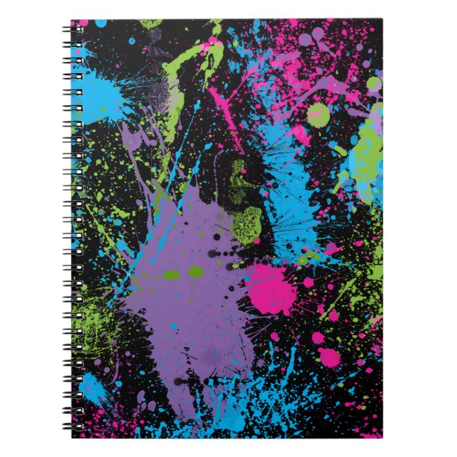 Cuaderno Paint Splater (Frente)