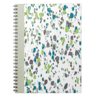 Cuaderno Paint Splatter Journal – Green, Blue & Purple Art