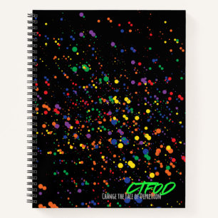 Cuaderno Paint Splatter Journal - Night Edition   CTFOD