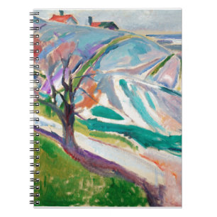 Cuaderno Paintaje paisajístico Edward Munch