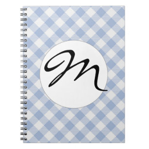 Cuaderno País de Gingham Azul