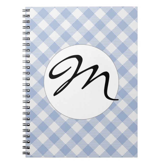 Cuaderno País de Gingham Azul (Frente)