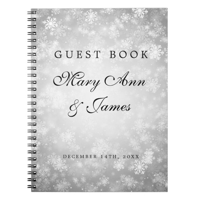 Cuaderno País de las maravillas del invierno de la plata (Frente)