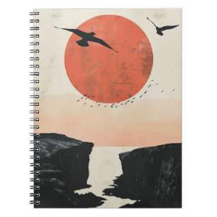 Cuaderno Paisaje abstracto de Boho (12)