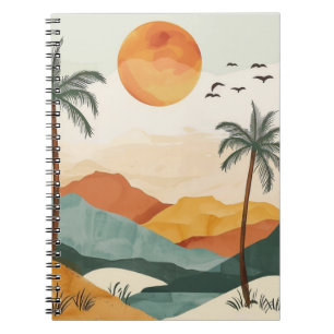Cuaderno Paisaje abstracto de Boho (16)