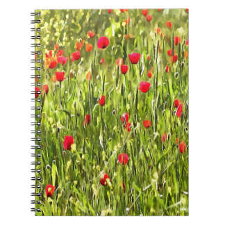 Cuaderno Paisaje artístico de adormidera