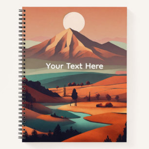 Cuaderno paisaje boho