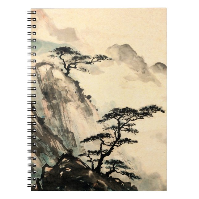 Cuaderno Paisaje chino.chino,pintura,japón (Frente)
