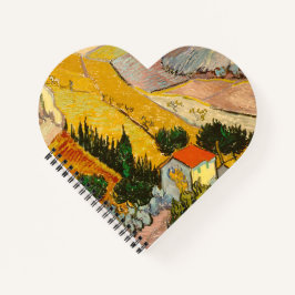 Cuaderno Paisaje con House y PloughmaVincent van Gogh