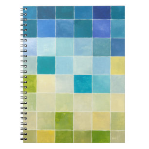 Cuaderno Paisaje con plazas Pixilares Multicolores