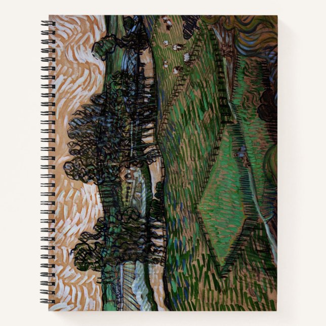 Cuaderno Paisaje con puente sobre el Oise (van Gogh) (Anverso)