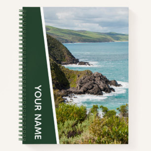 Cuaderno Paisaje costero de Green Hills, Australia, Green