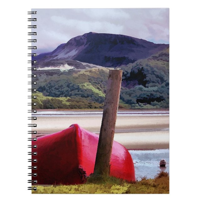 CUADERNO PAISAJE DE BOTE Y MONTAÑA (Frente)