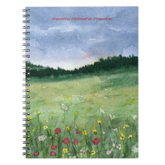 Cuaderno Paisaje de Campo de Flores