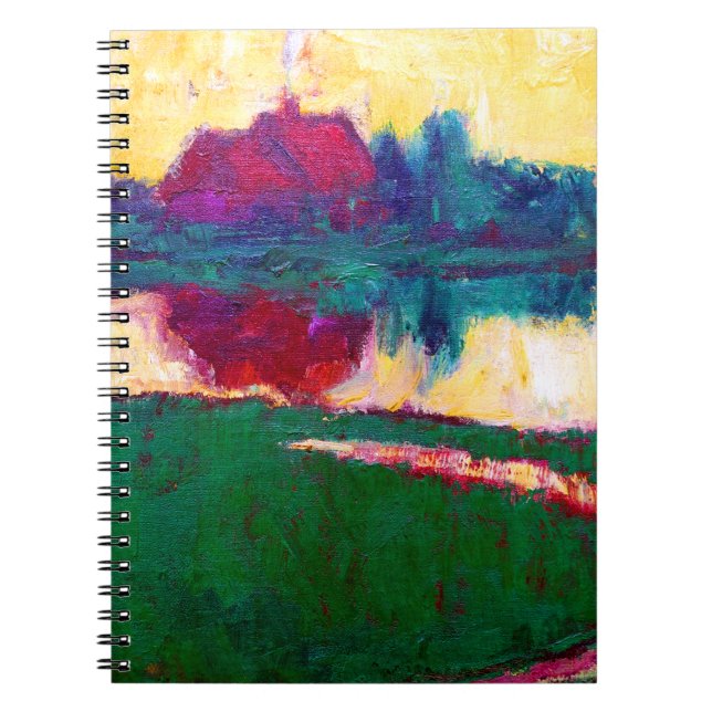 Cuaderno Paisaje de Emil Nolde con el cortijo (Frente)
